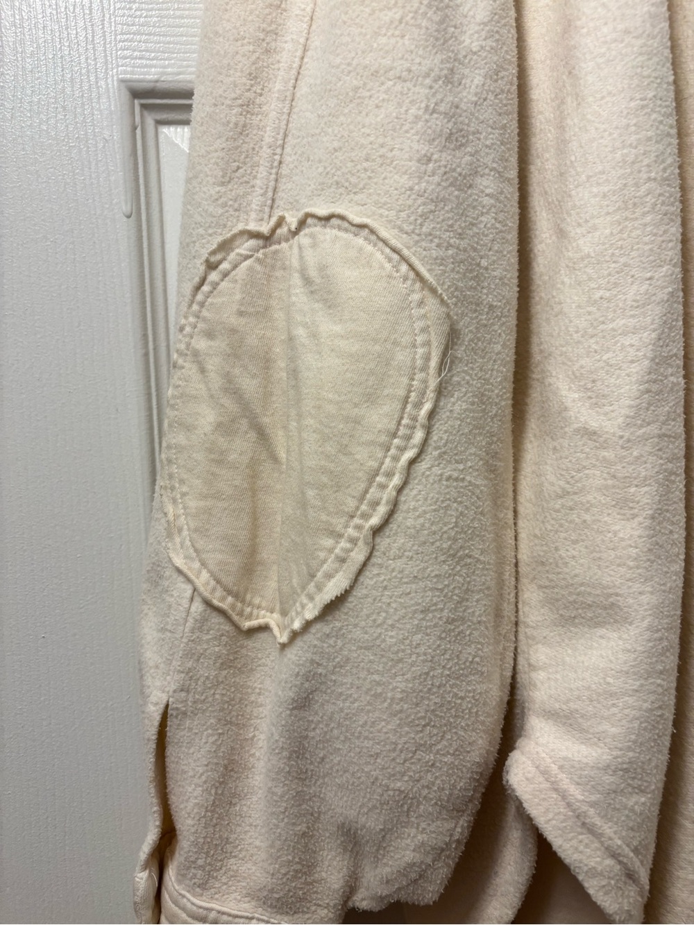 Free People Cream Button-Front Utility Shacket - Picture 6 of 6